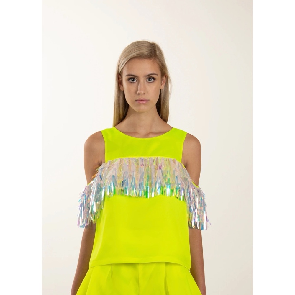 NeuByrne Margot Sequin Top